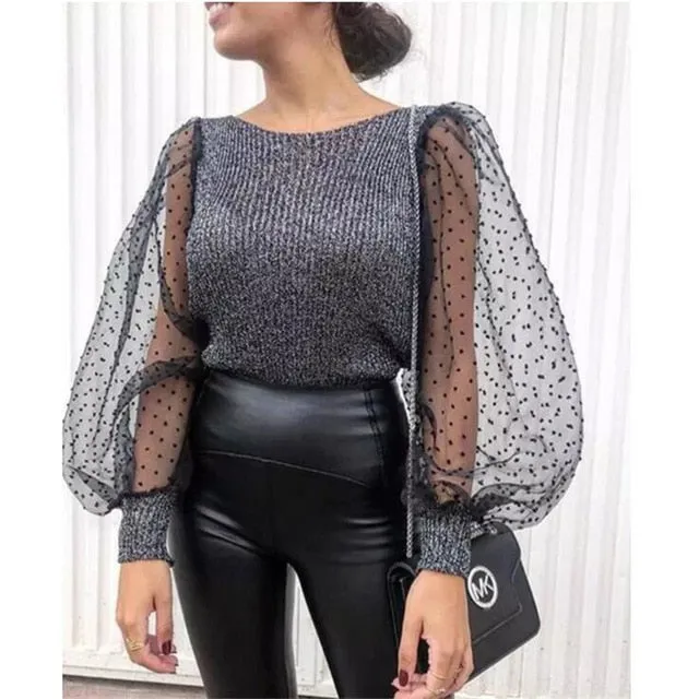 2021 Women's Long Sleeve Blouse Sizes S - XL