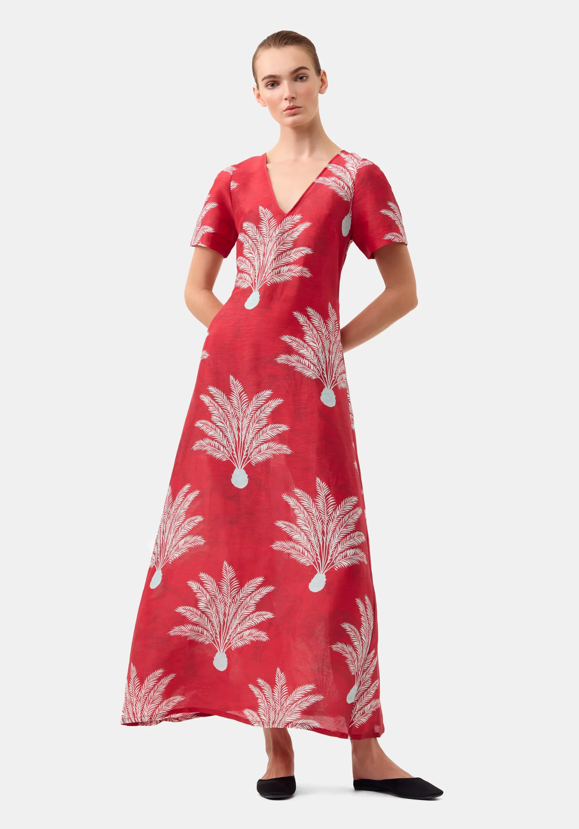 Alessandra Maxi Dress_Rouge