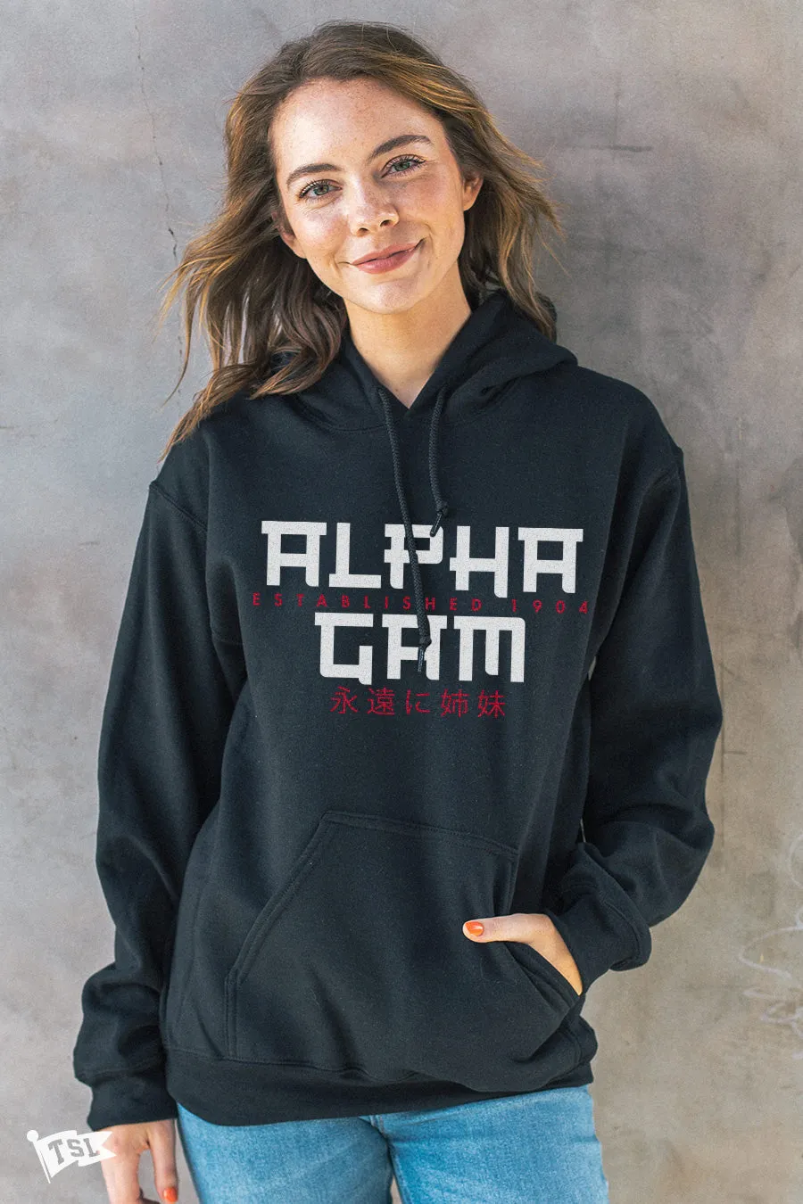 Alpha Gamma Delta Tokyo Hoodie