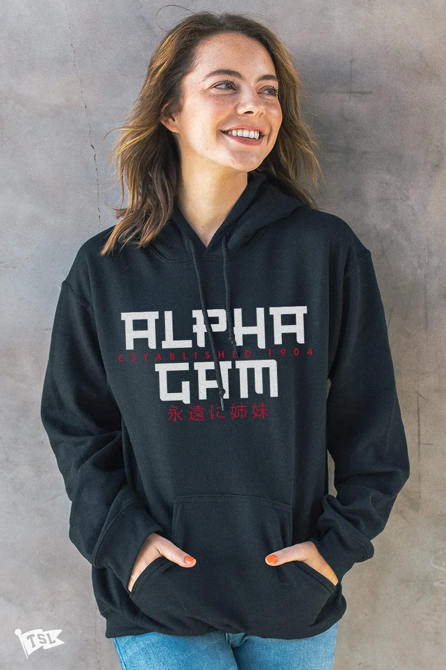 Alpha Gamma Delta Tokyo Hoodie