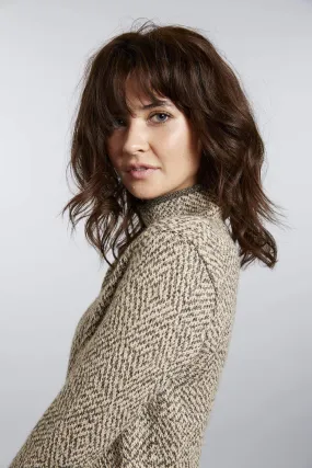 Asti Cowl Neck Alpaca Sweater for Women