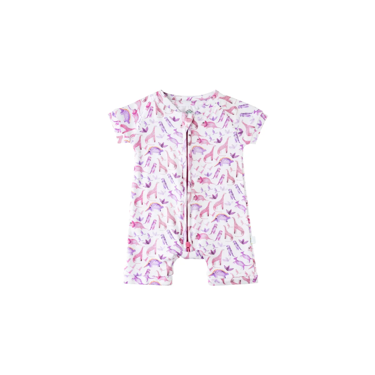 Baby Short-Sleeve Bamboo Romper