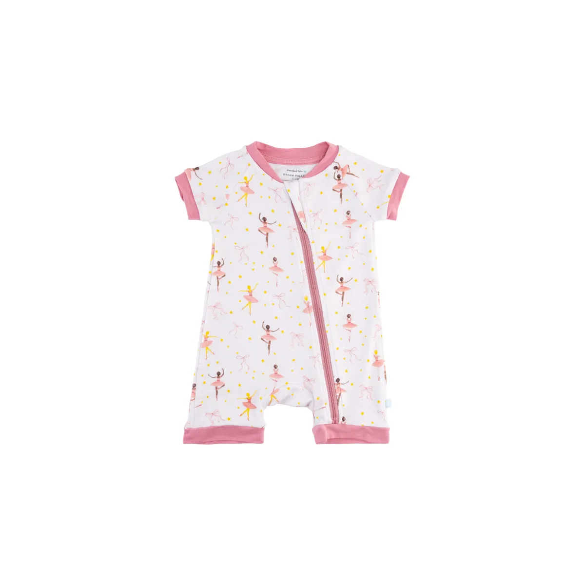 Baby Short-Sleeve Bamboo Romper