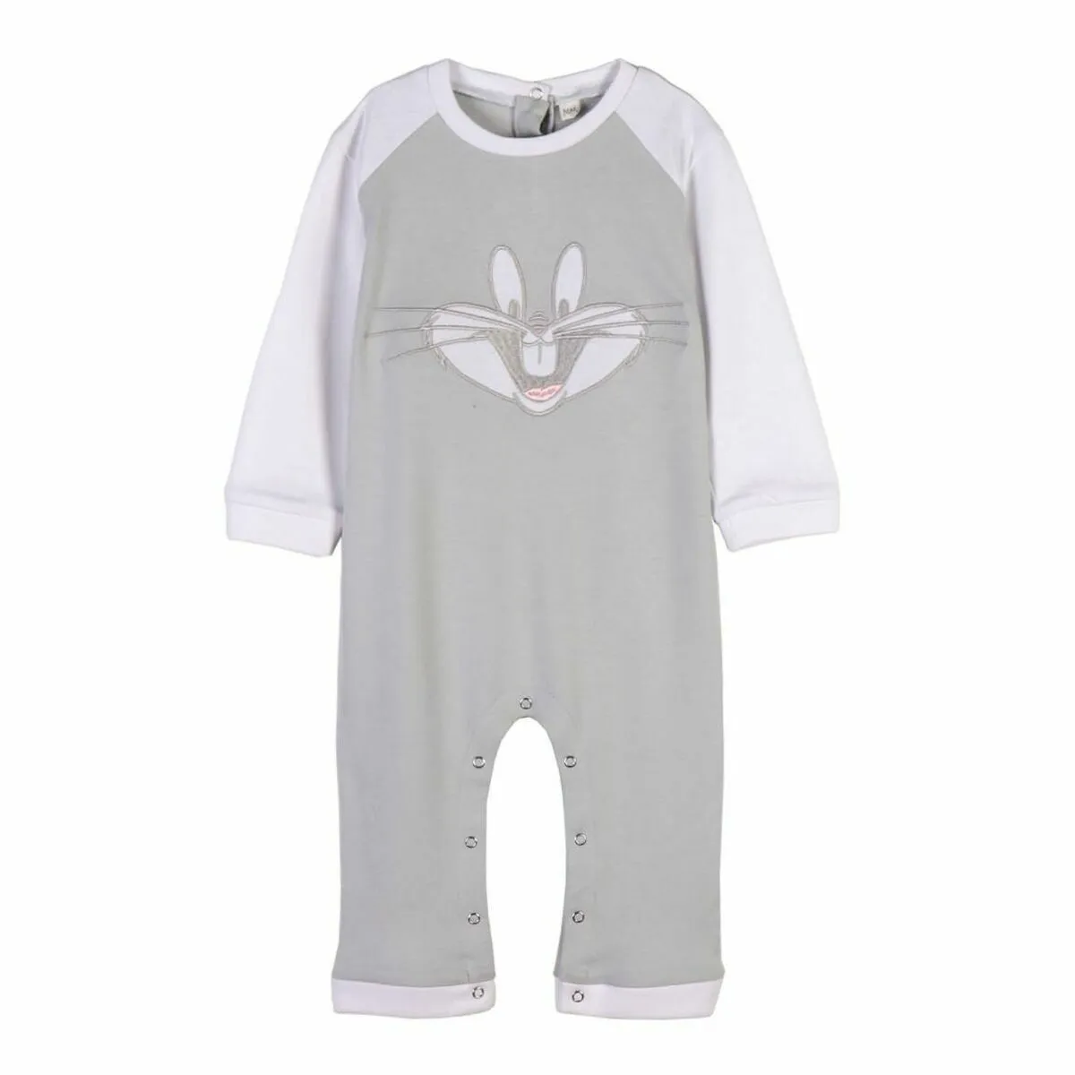 Baby's Long-sleeved Romper Suit Looney Tunes Grey