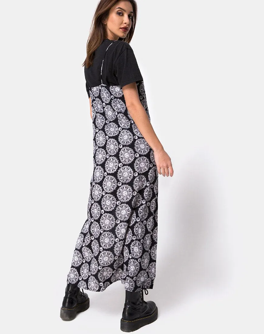 Batis Maxi Dress in Sundial Black