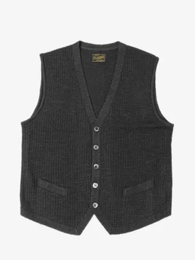 Belafonte Ragtime Clothing, Knit Vest, Charcoal Mix