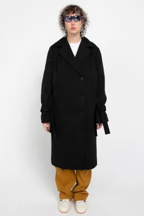 Black Oversized Trench Coat