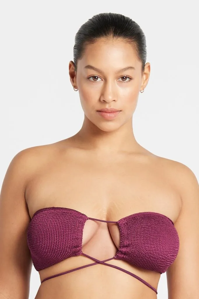 Bond-eye Margarita Bandeau - Boysenberry