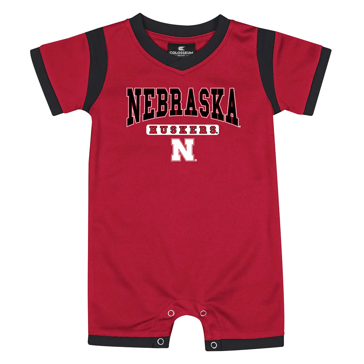 Boys' Nebraska Huskers Infant Arcade Romper