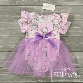 Cattitude Infant Girl's Tutu Romper