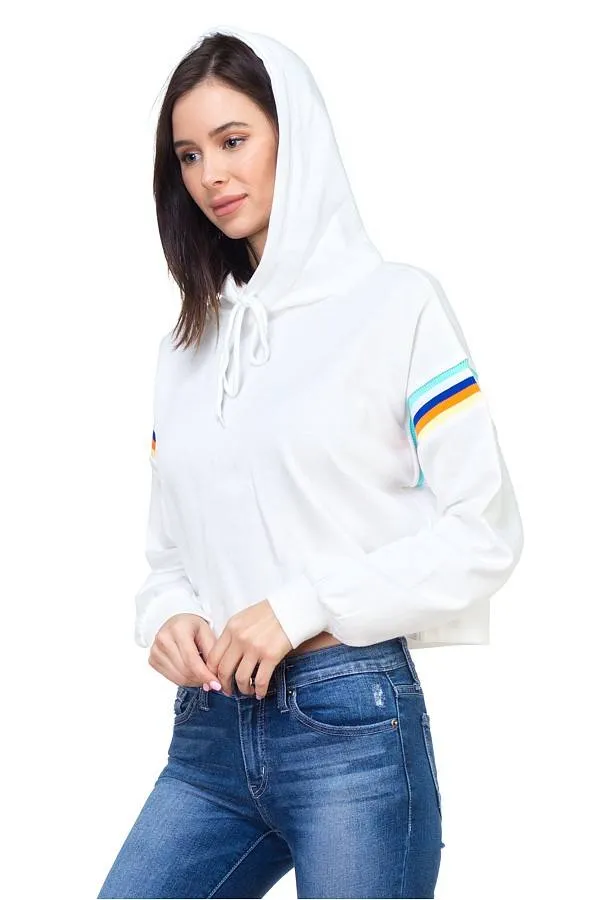 Crop hood shirts