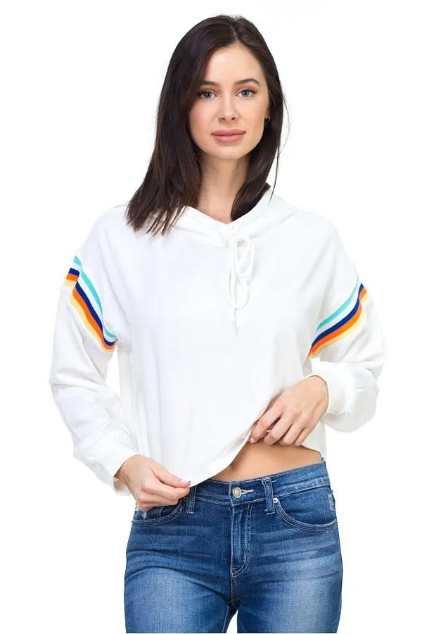 Crop hood shirts