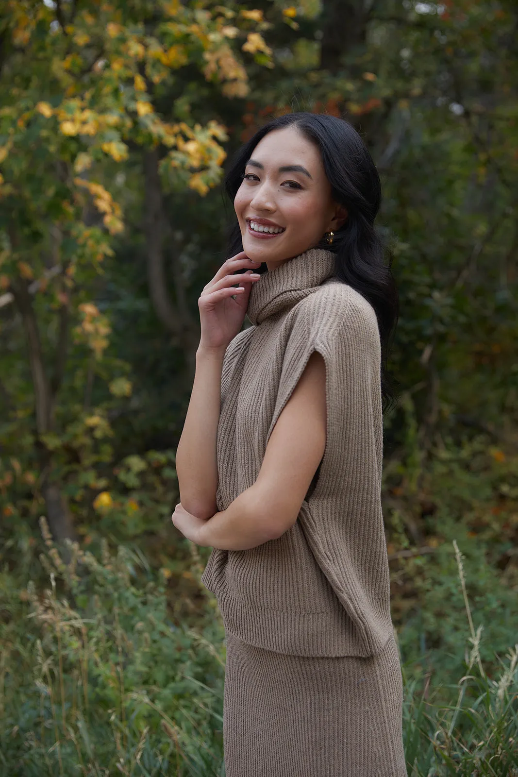 Crosby Ribbed Turtleneck Sweater