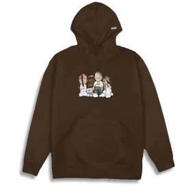 DGK Skateboards Family First Fleece Hoodie - Brown