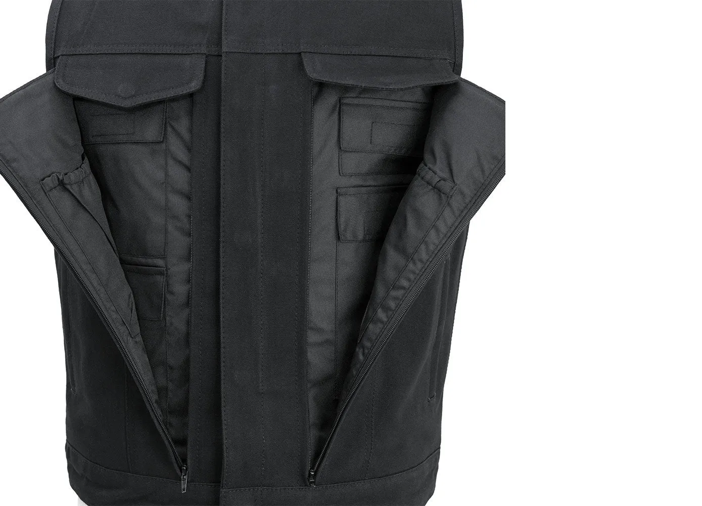 FIM633CNVS | Fairfax V2 - Men's Motorcycle 20oz. Canvas Vest