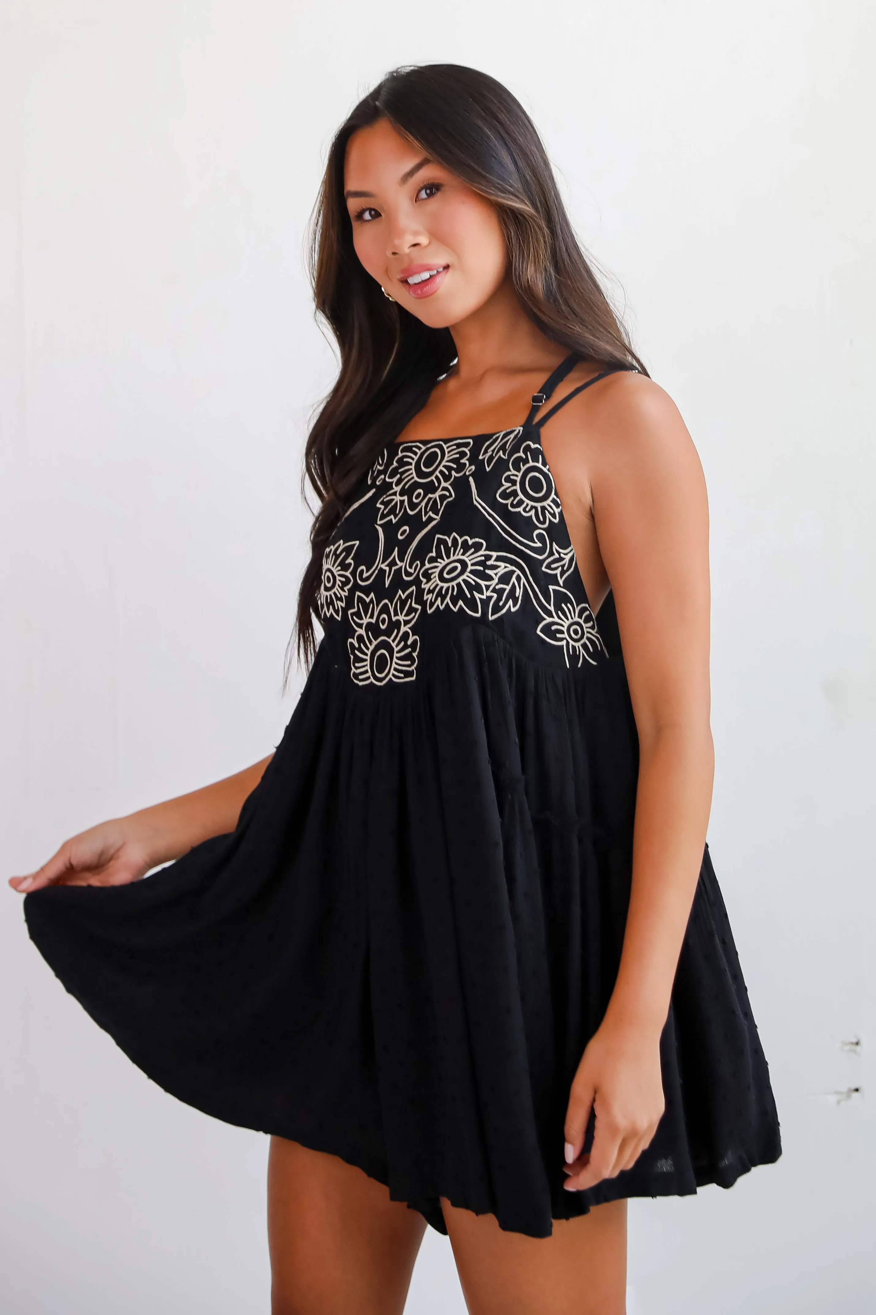 FINAL SALE - Charming Necessity Black Romper