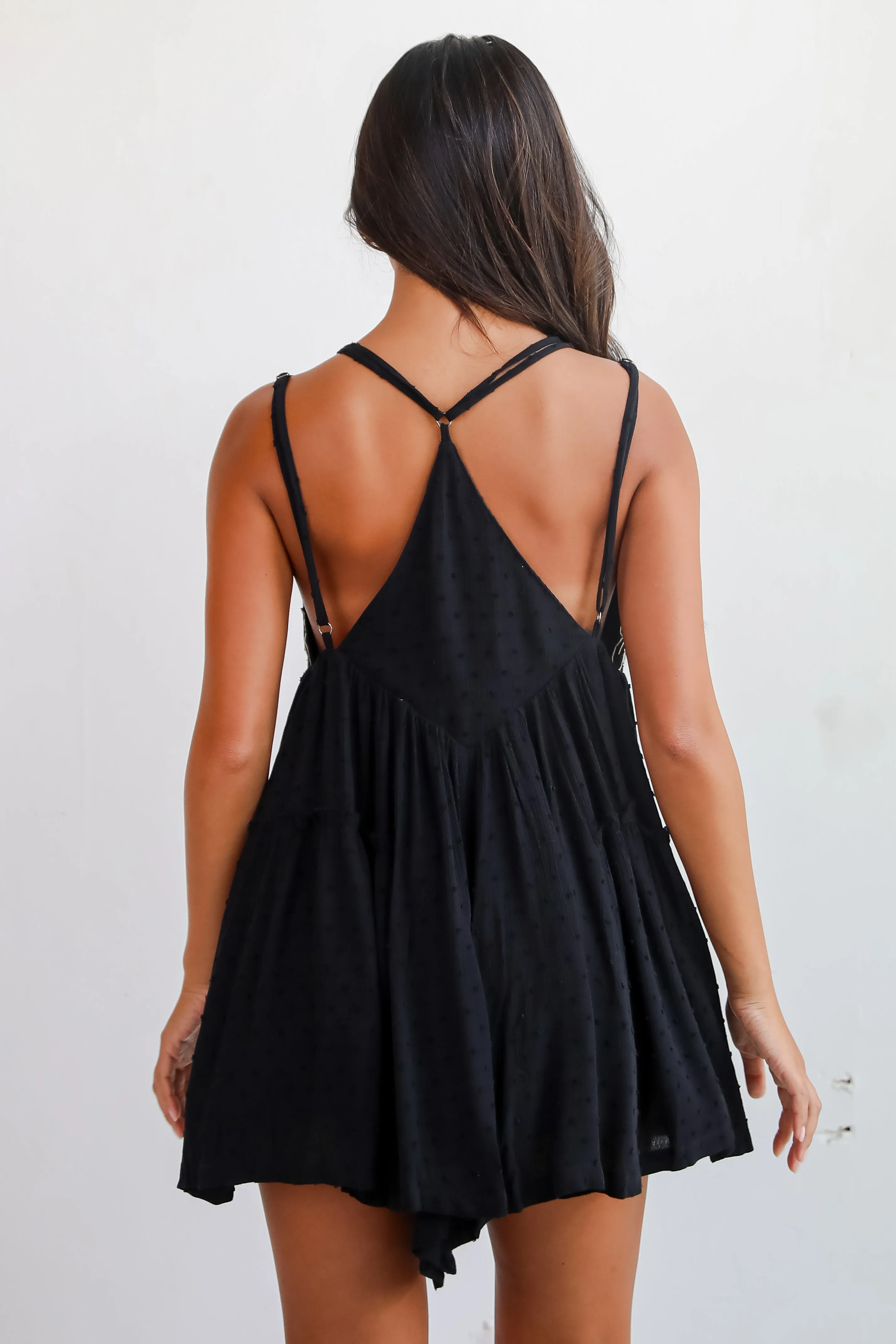 FINAL SALE - Charming Necessity Black Romper