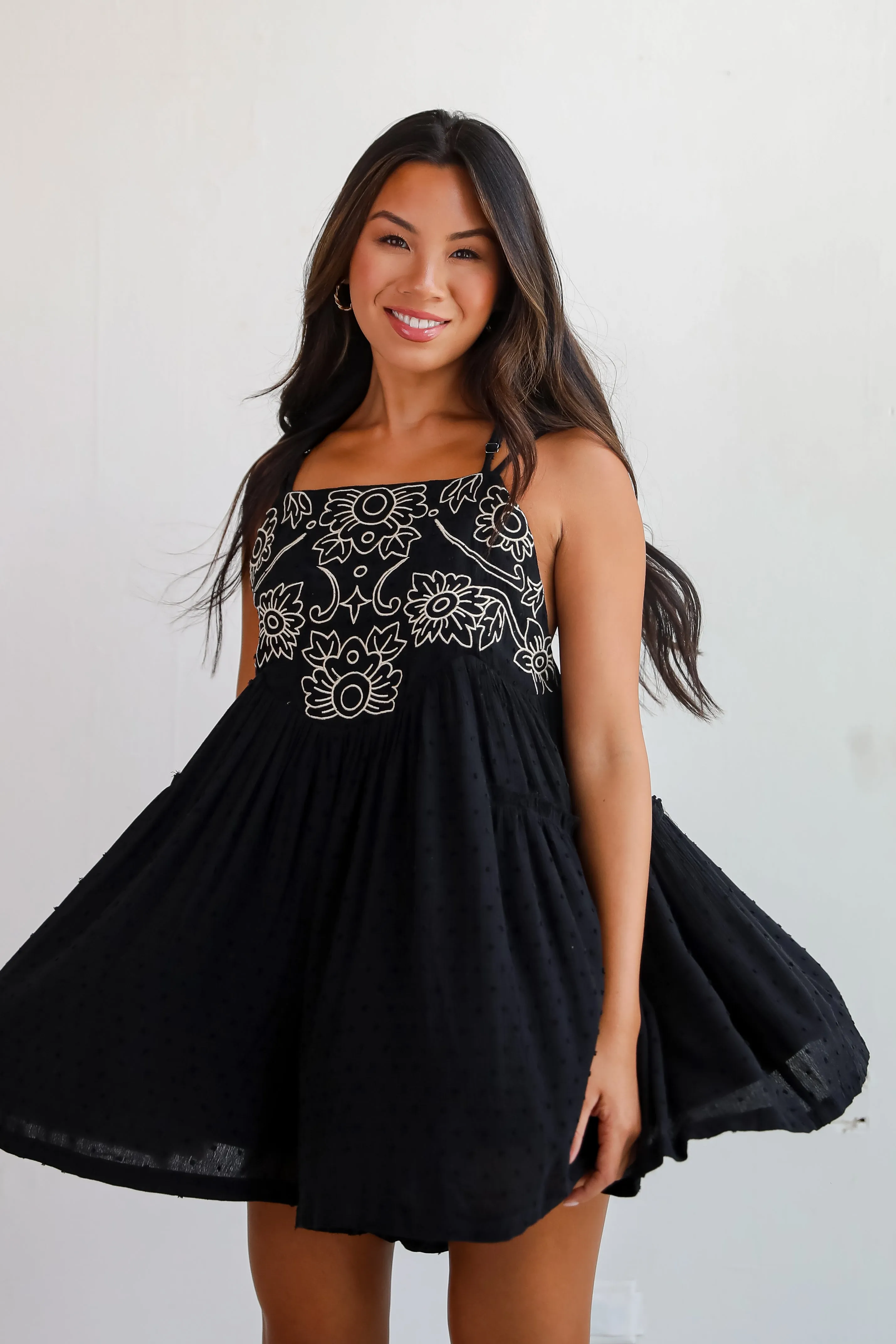 FINAL SALE - Charming Necessity Black Romper