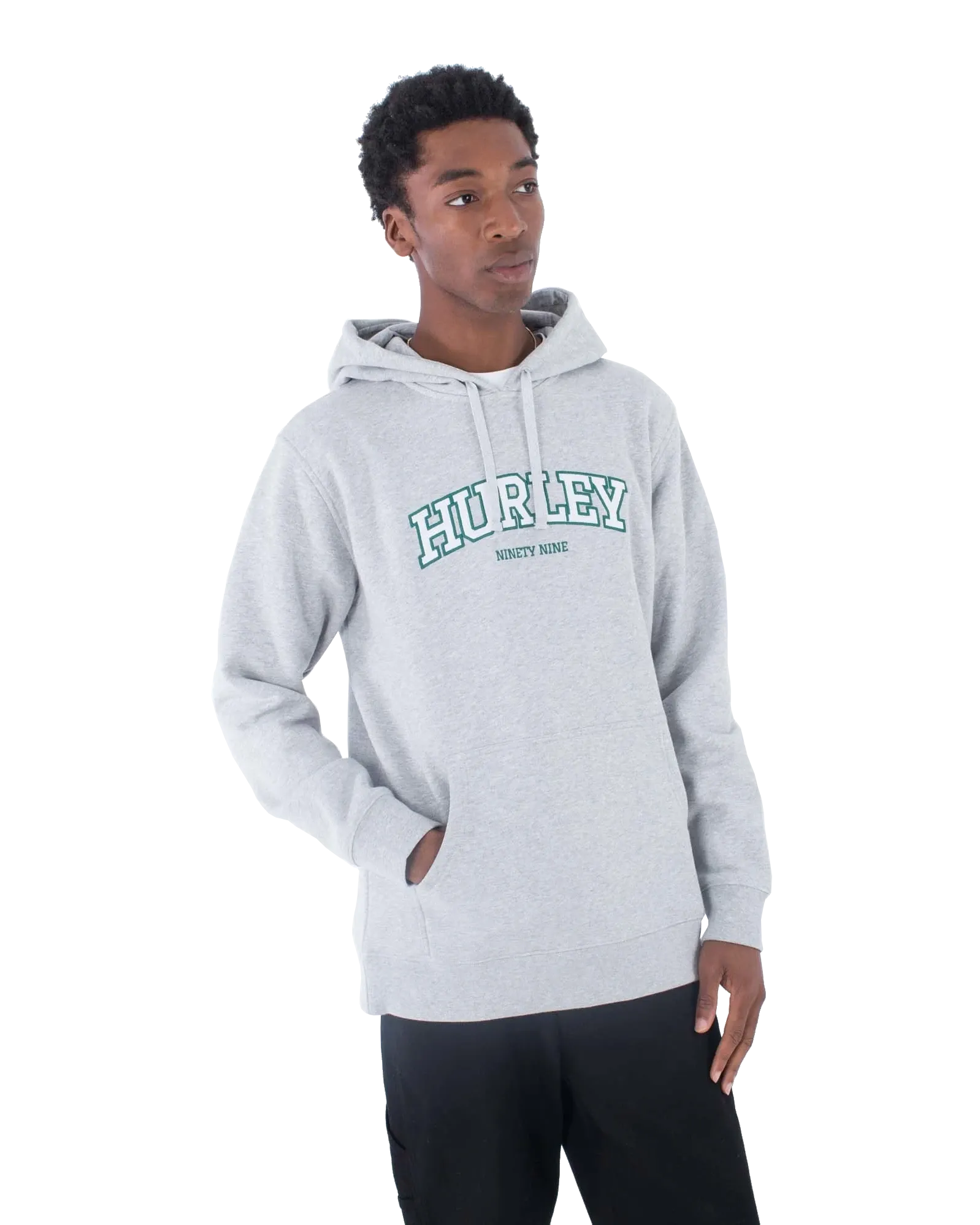 Flow Pullover Hoodie in Heather Grey