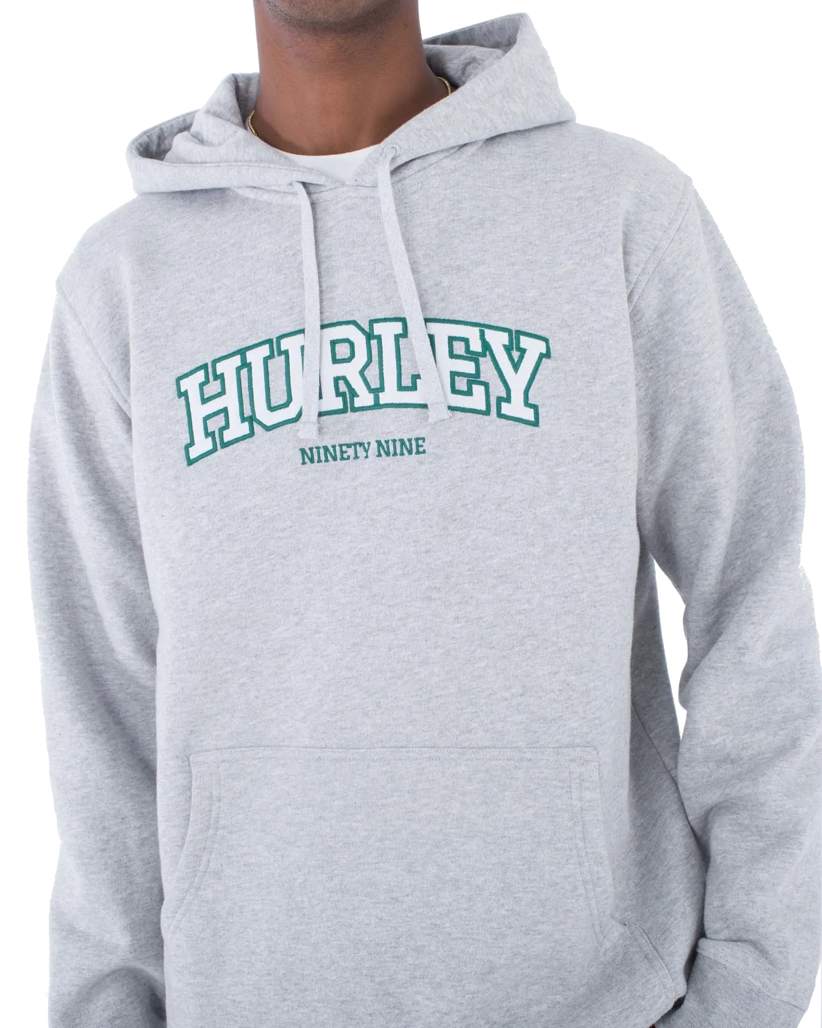 Flow Pullover Hoodie in Heather Grey