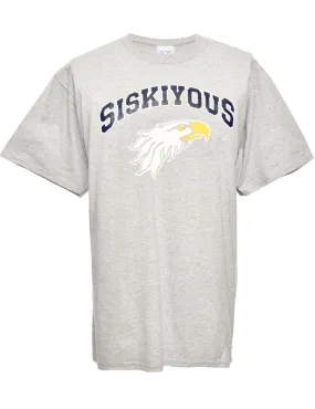 Football Grey Sports T-shirt - L