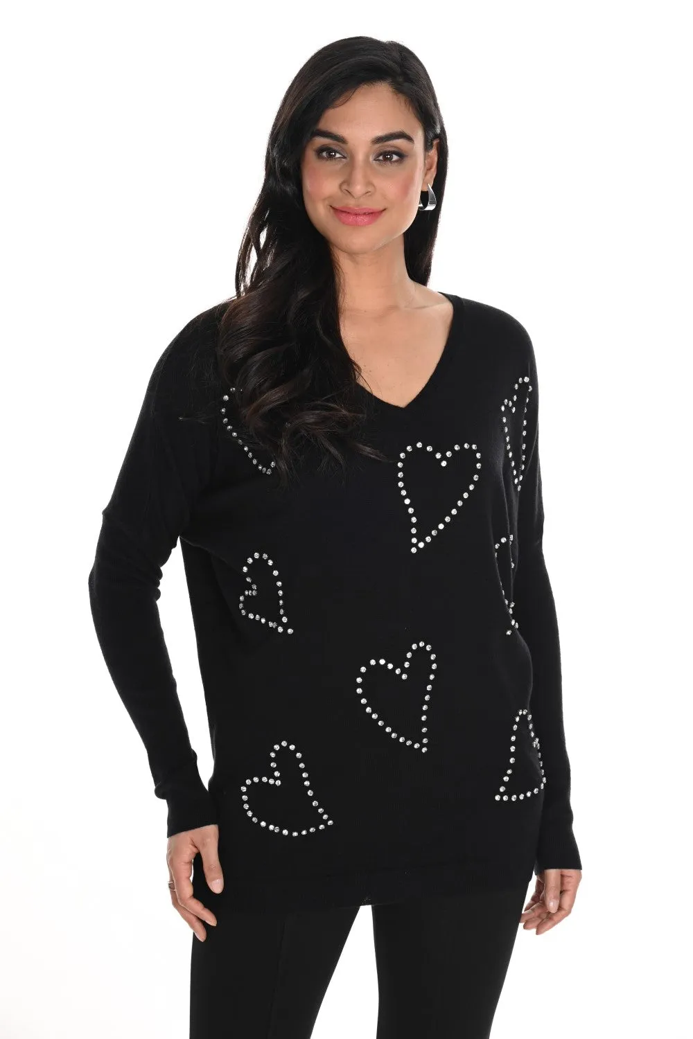 Frank Lyman Sweater 244601U Black/Silver