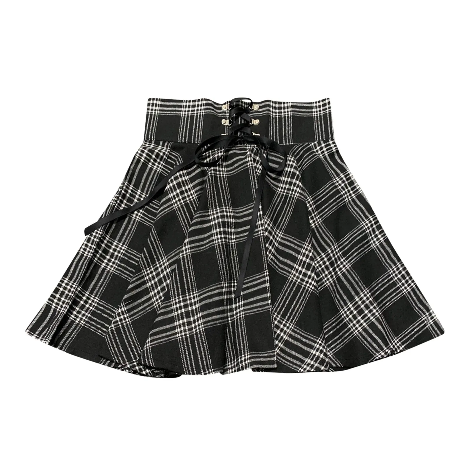 Funki Buys | Skirts | Women's Gothic Retro Punk Plaid Mini Skirt