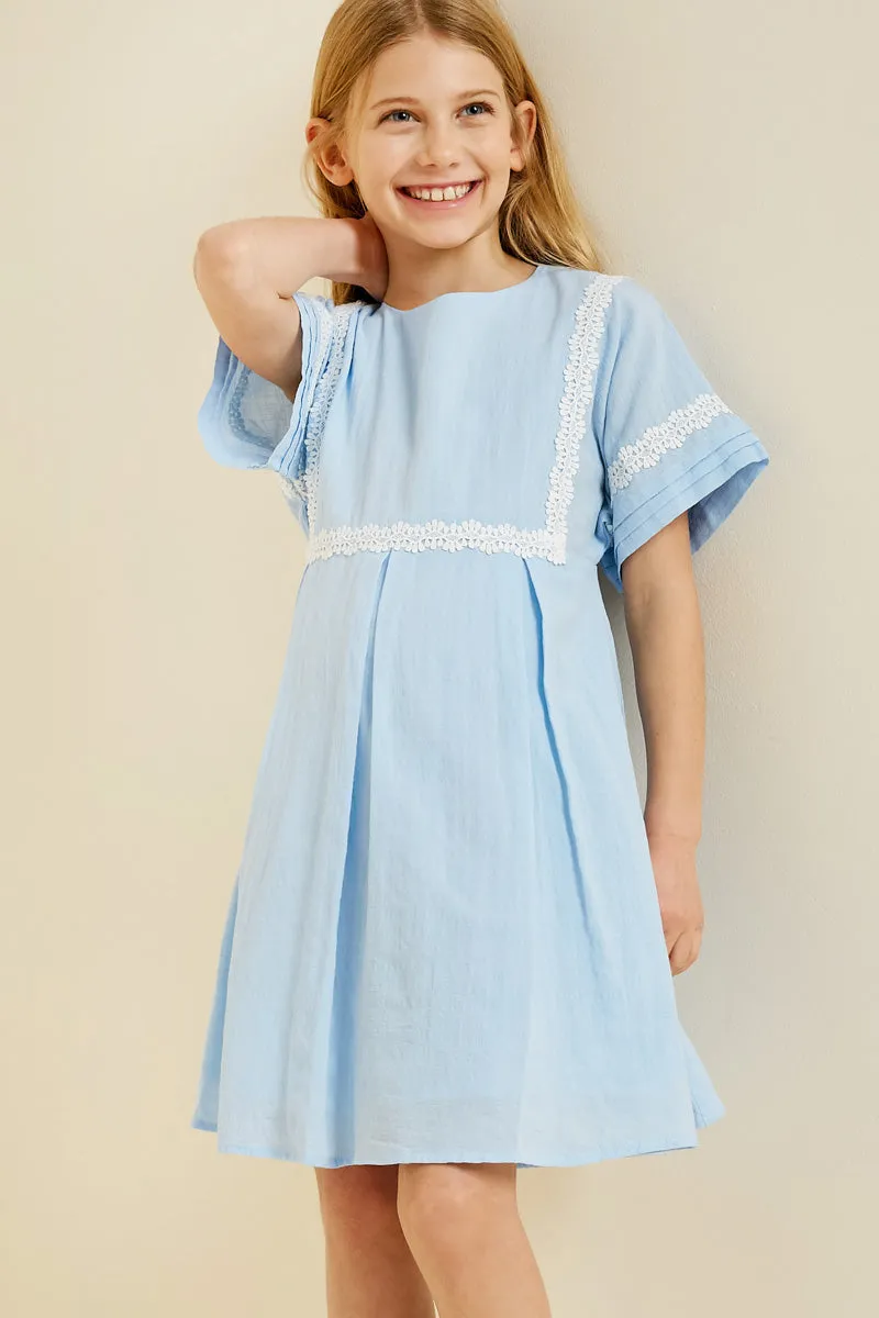 Girls Crochet Babydoll Dress