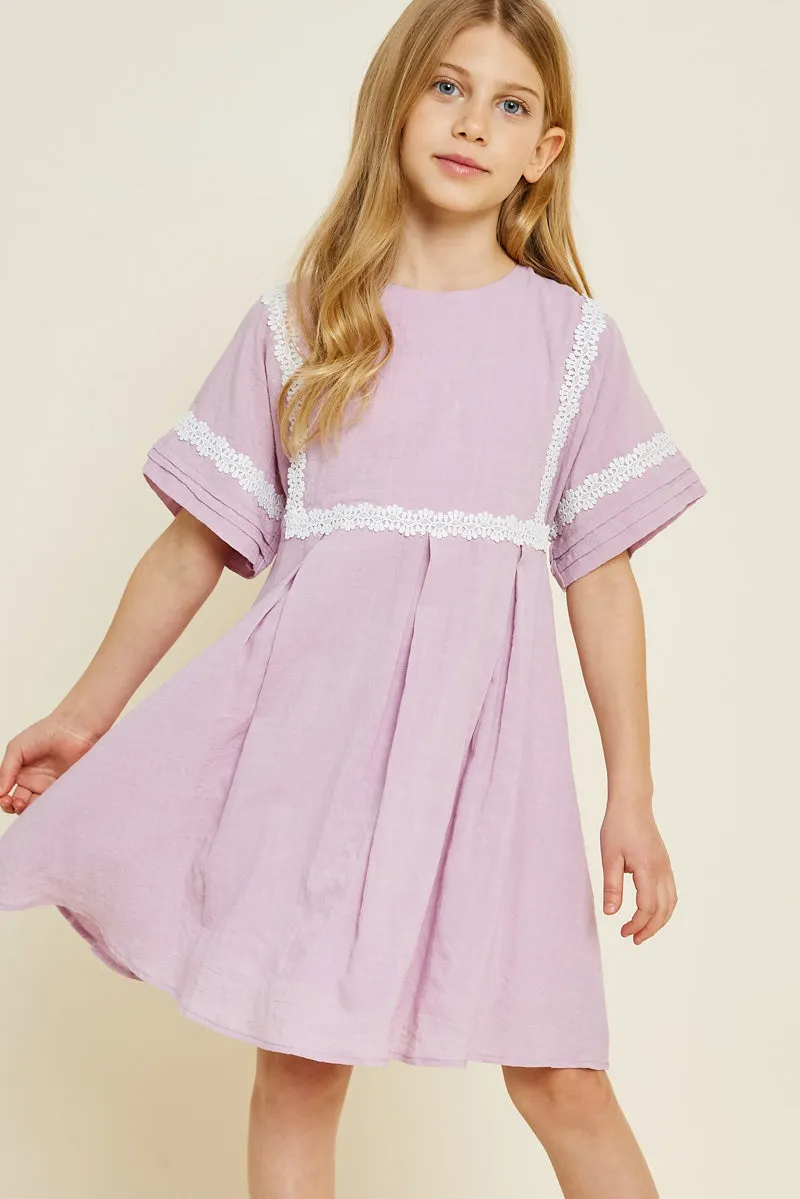 Girls Crochet Babydoll Dress