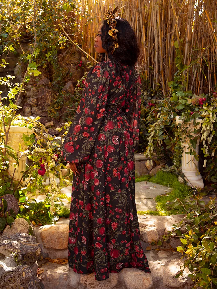 Heroine Maxi Dress in Pomegranate Print