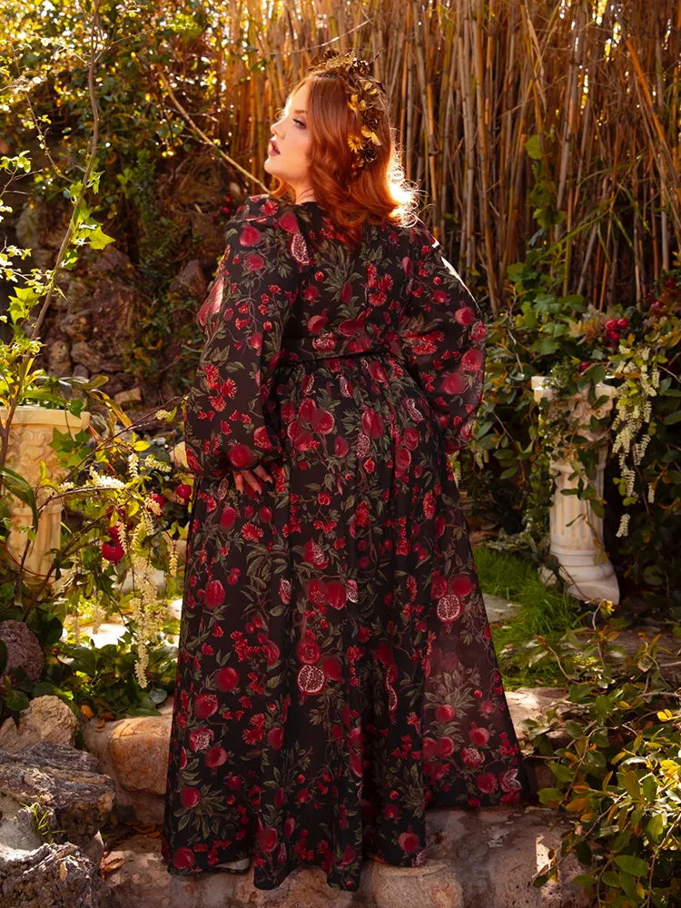 Heroine Maxi Dress in Pomegranate Print