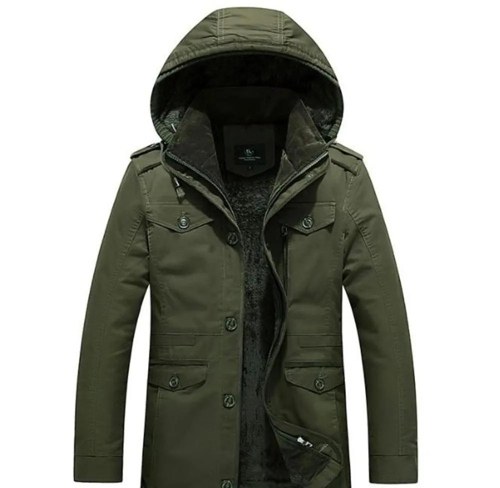 Hooded Military Style Coat | BespokeBrothers®