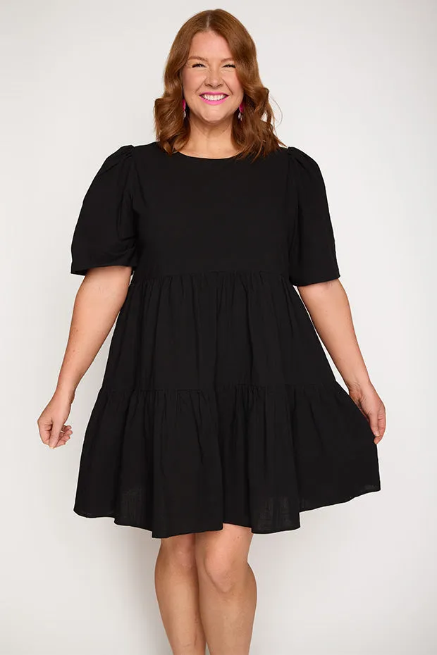 Isadora Black Dress