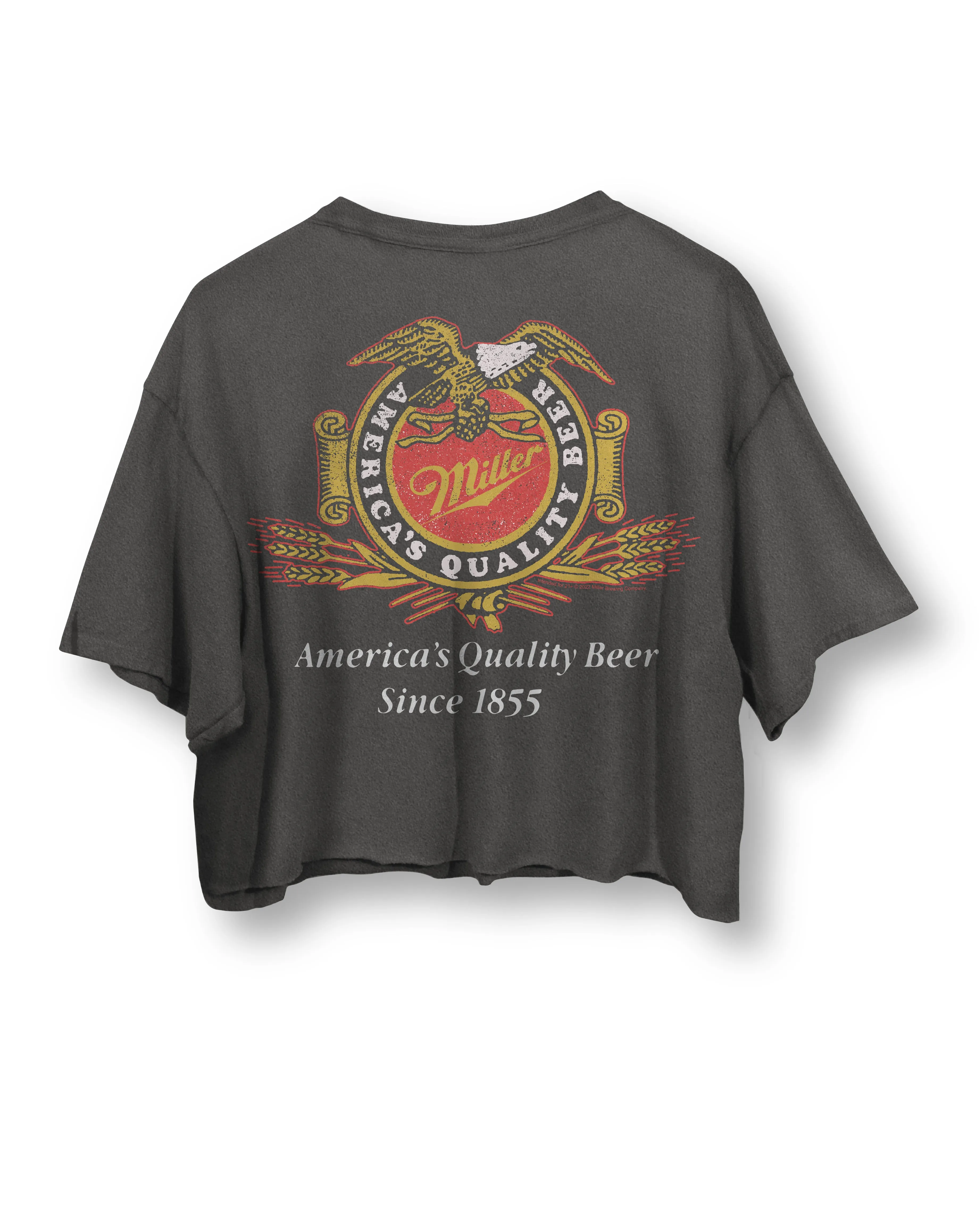 Junk Food Clothing WOMEN'S MILLER HIGH LIFE FLEA MARKET CROP