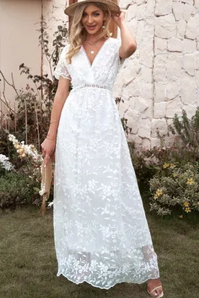 Lace maxi dress