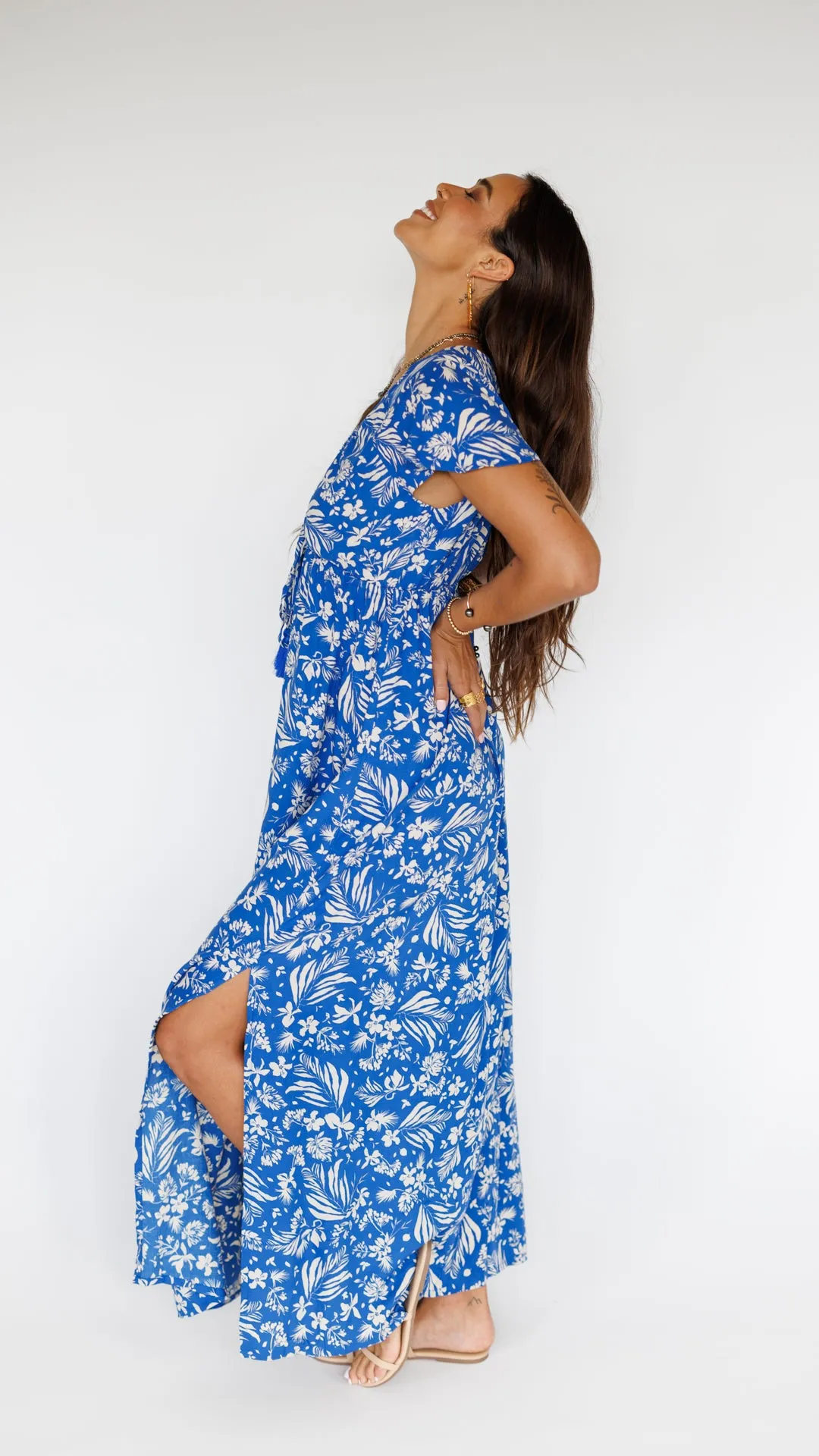 Leilani Dress / Hula Sapphire