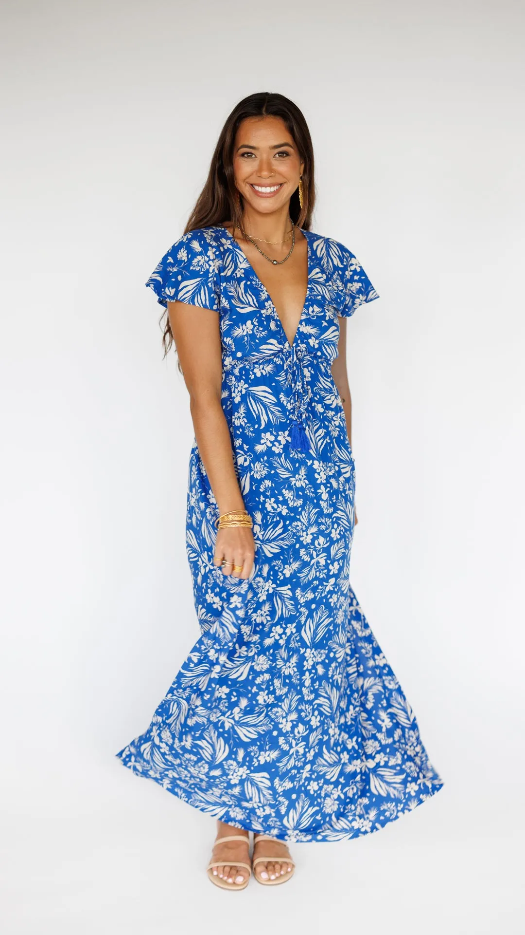 Leilani Dress / Hula Sapphire