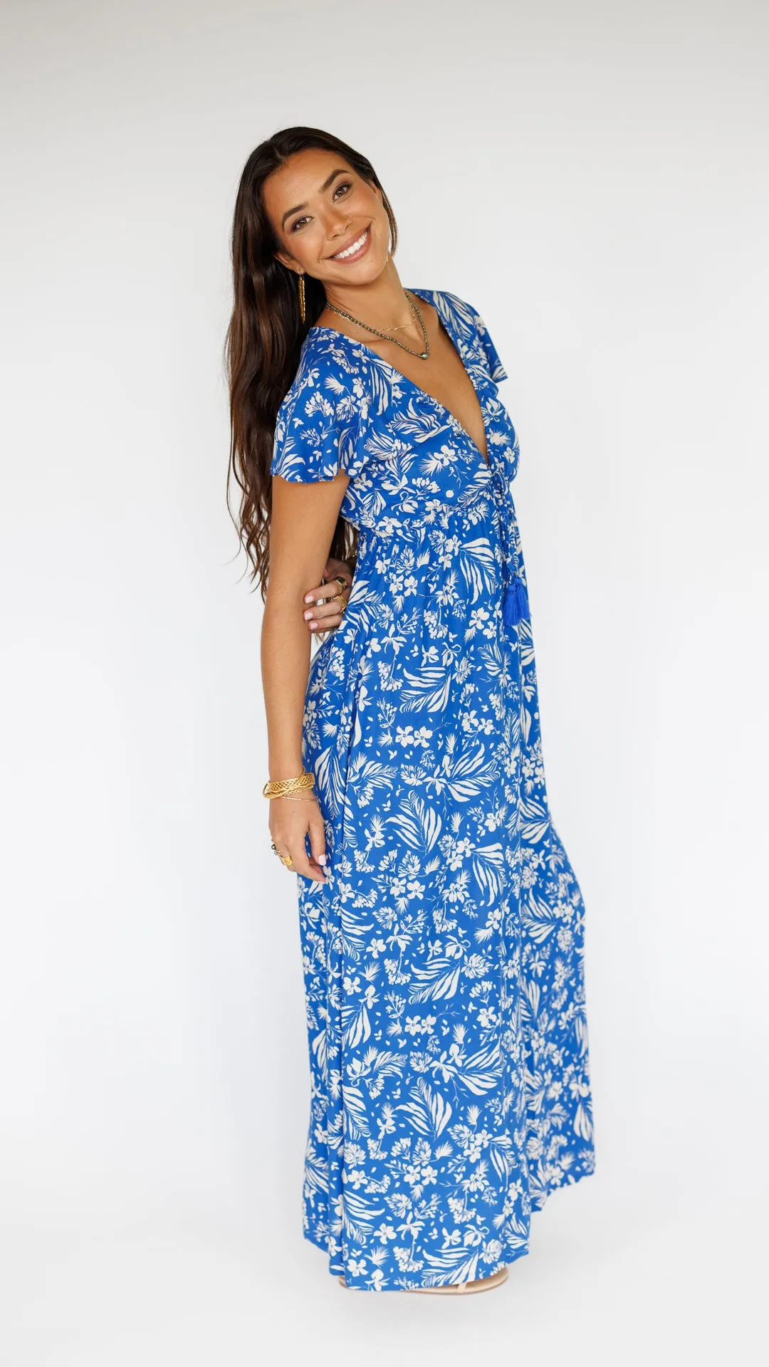 Leilani Dress / Hula Sapphire