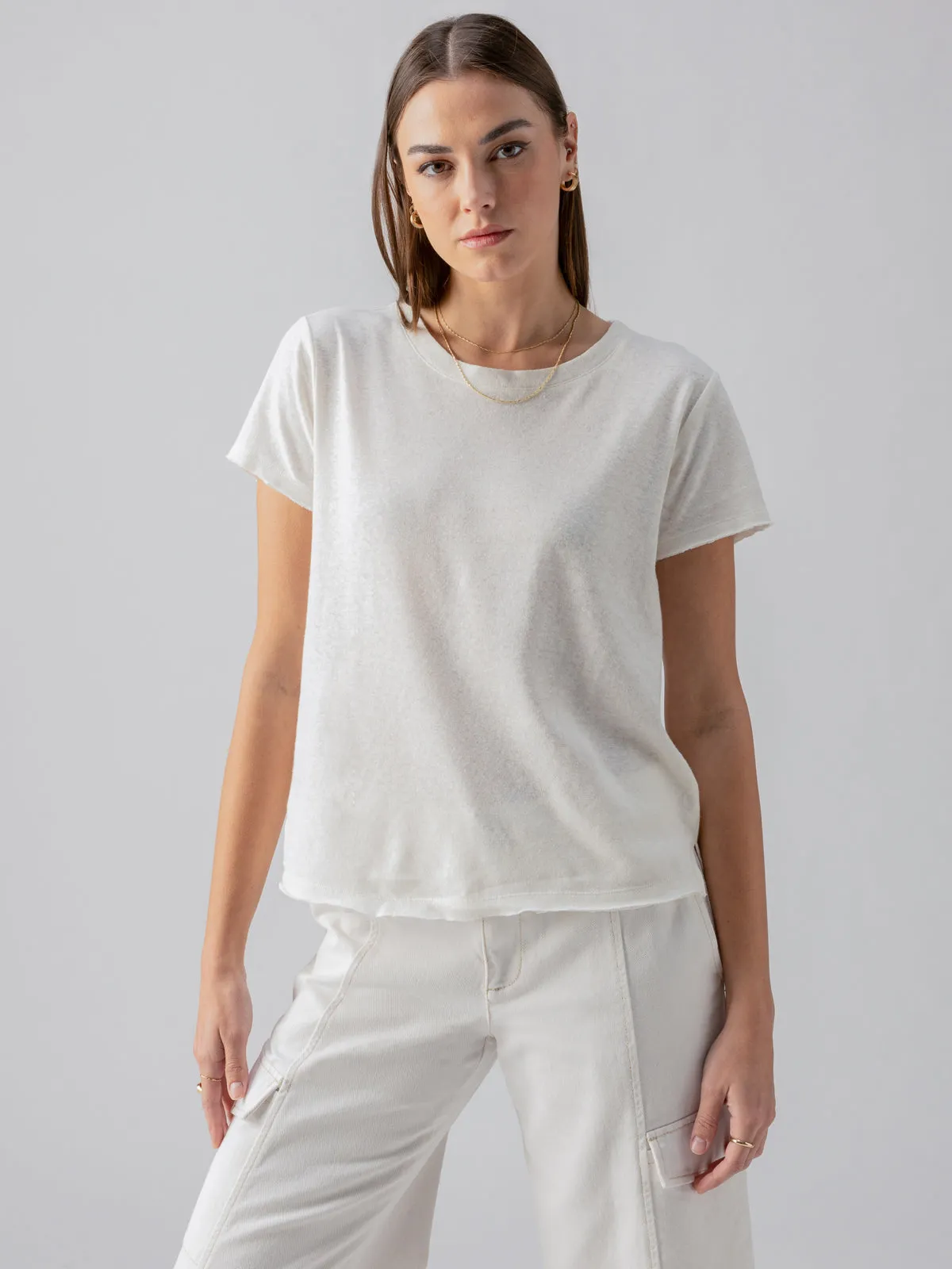 Linen Perfect Tee White