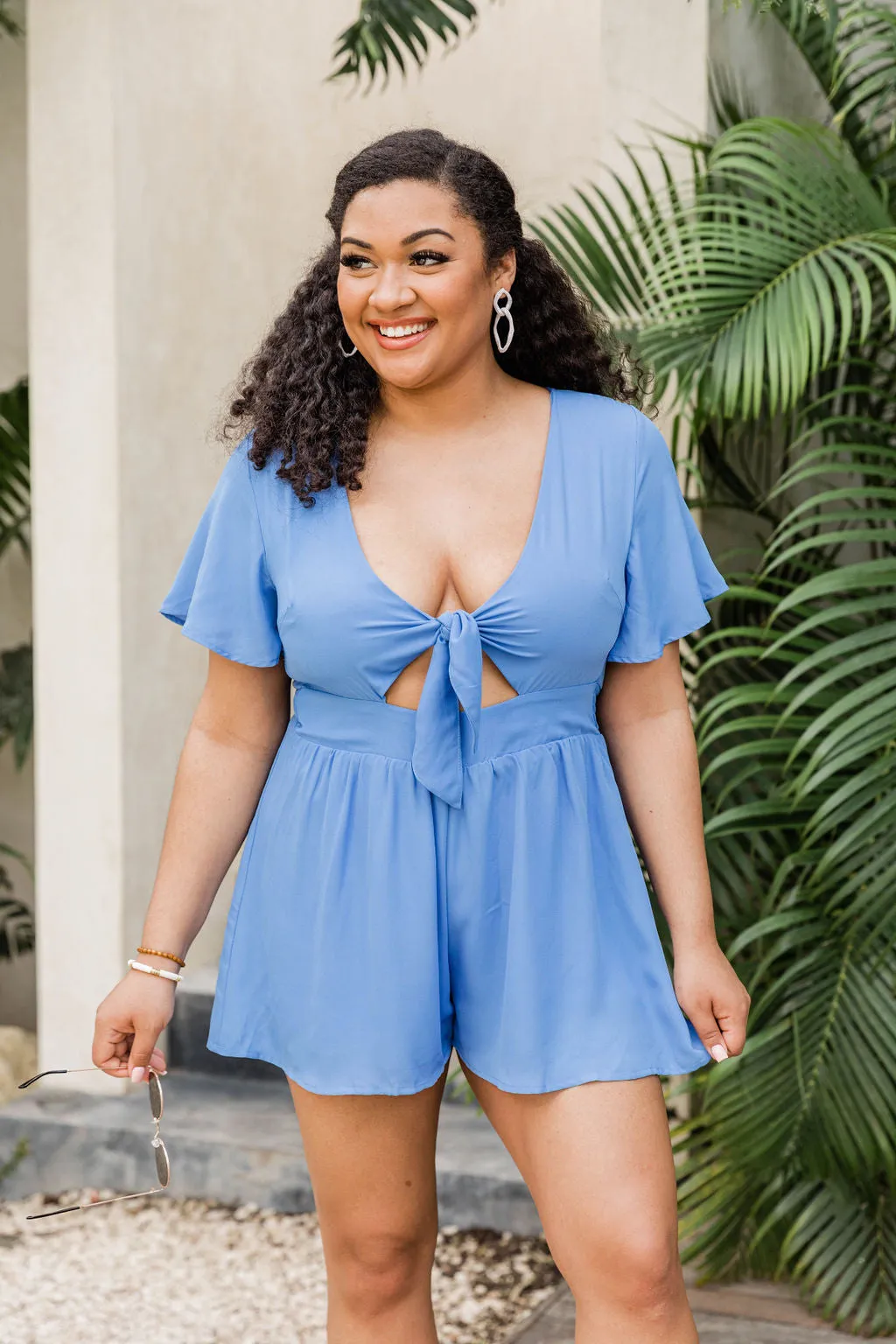 Love For A Lifetime Dark Blue Dress Romper FINAL SALE