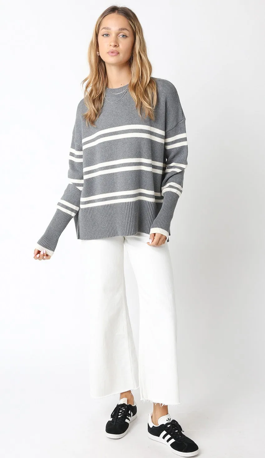 Lucille Sweater heather grey