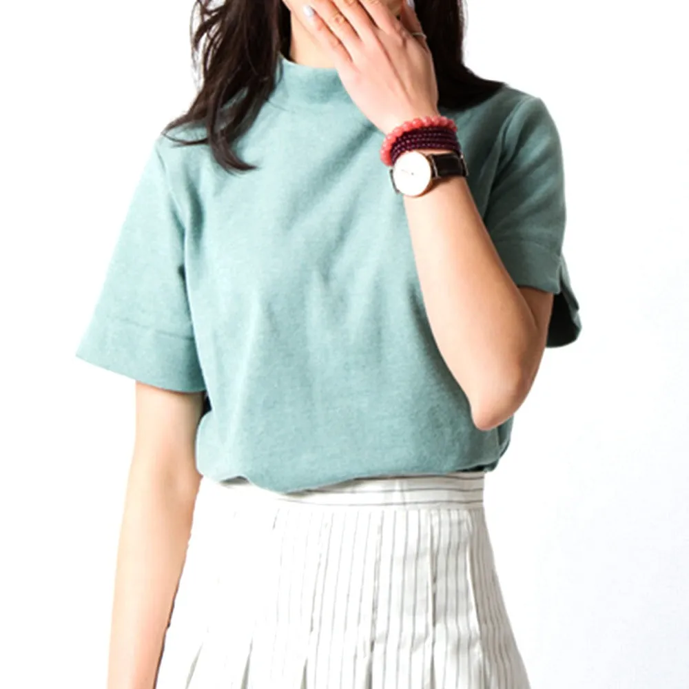 Macaron Color Turtleneck Top