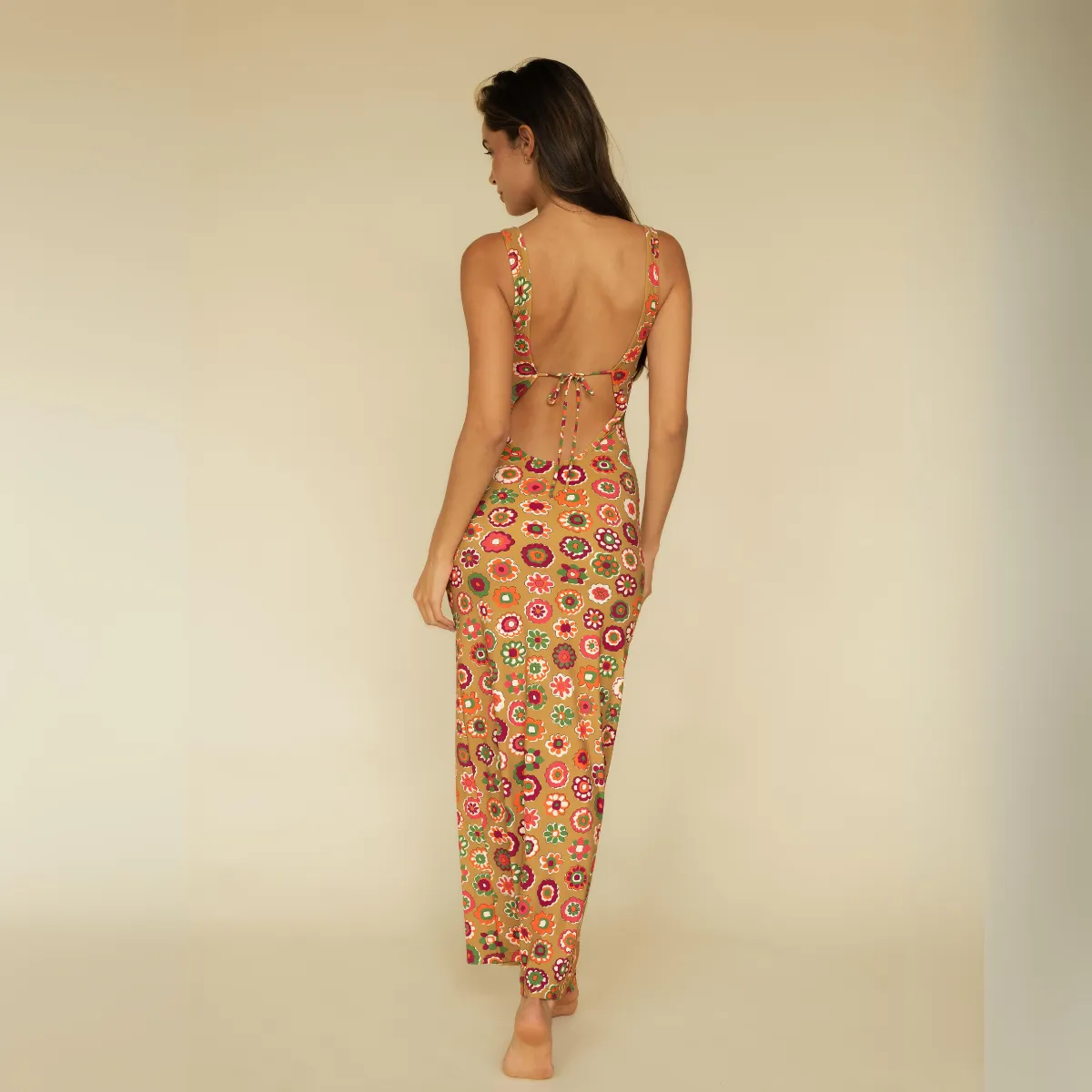 Mazzy Floral Juliet Maxi Dress