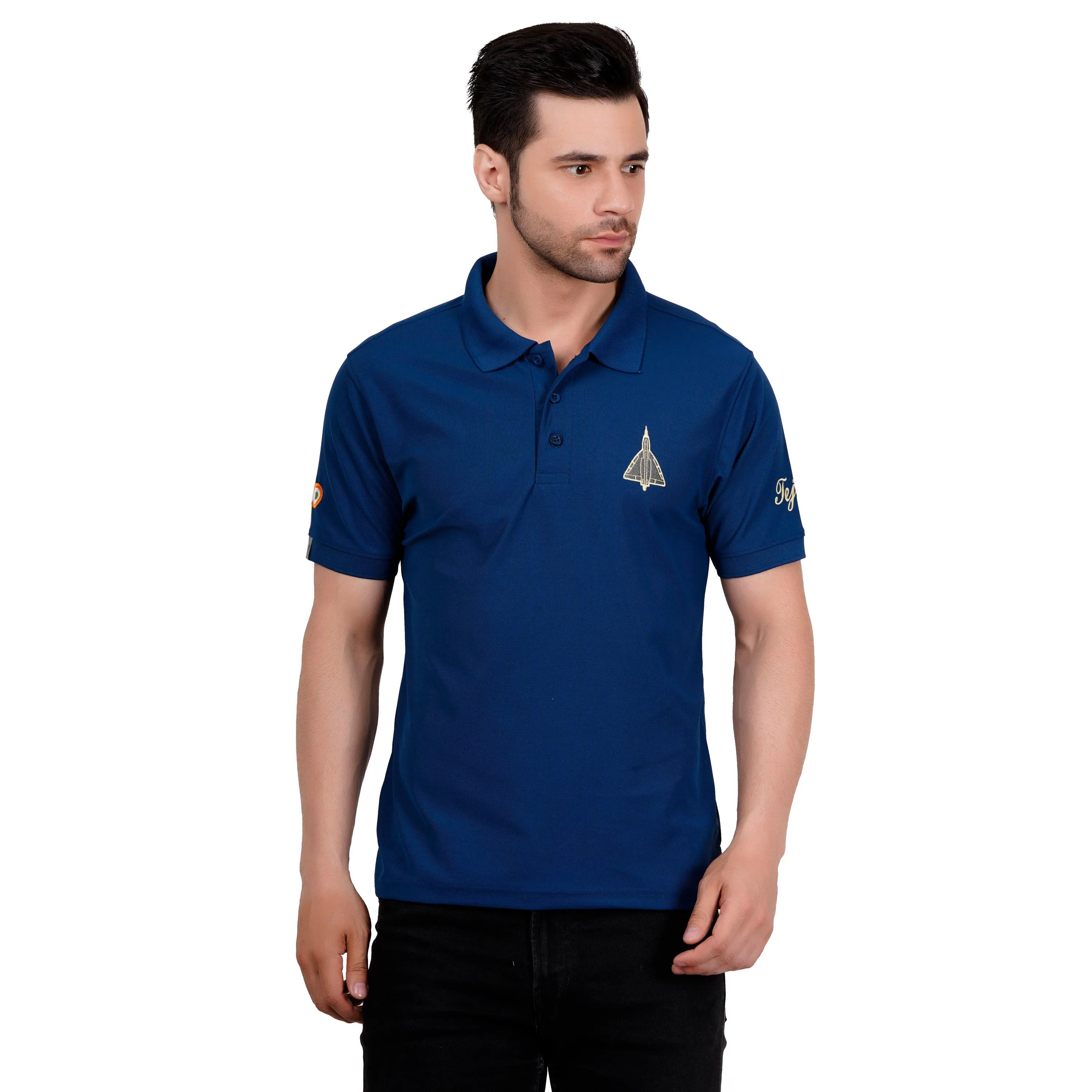 Men's Polos T Shirt Tejas Rama Blue