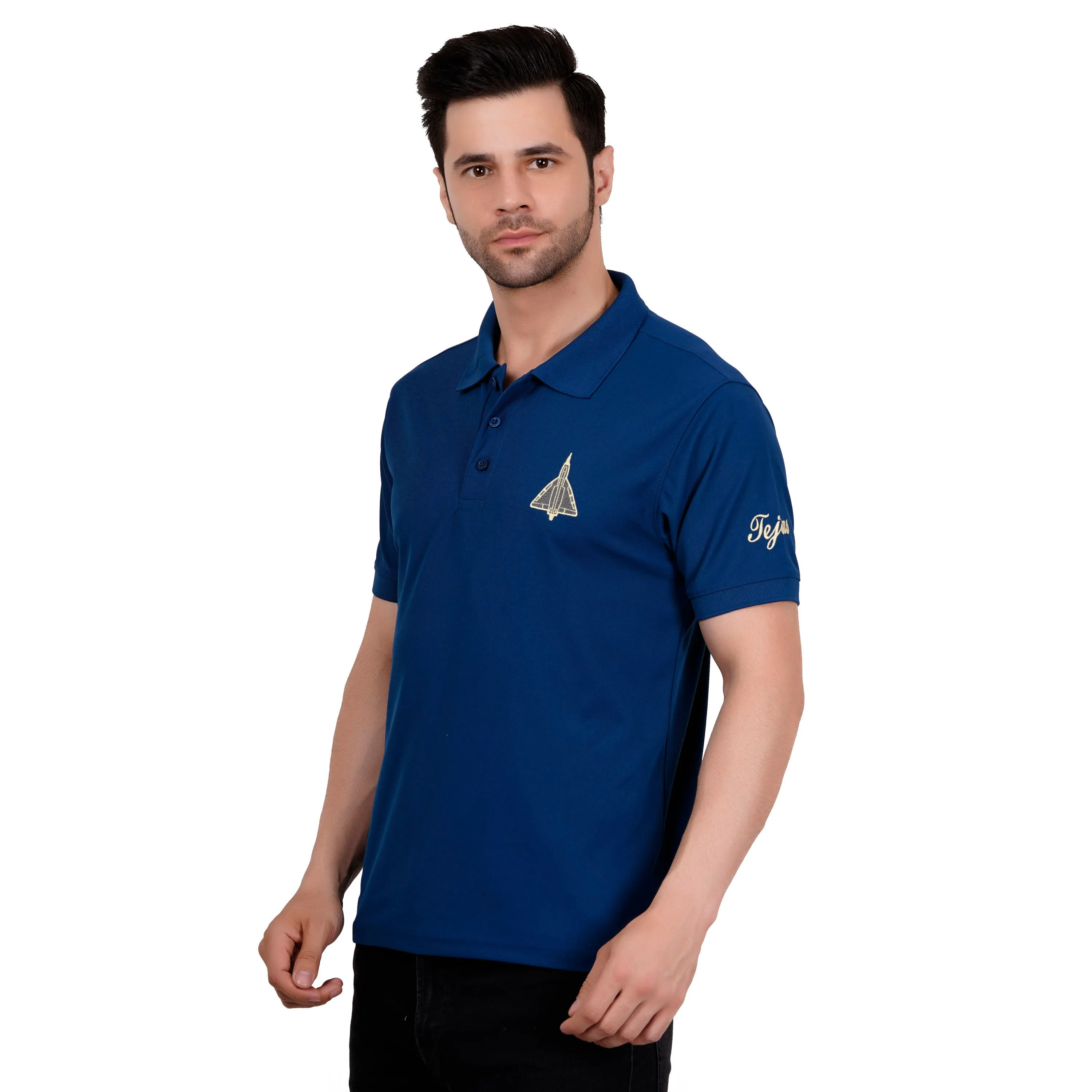 Men's Polos T Shirt Tejas Rama Blue