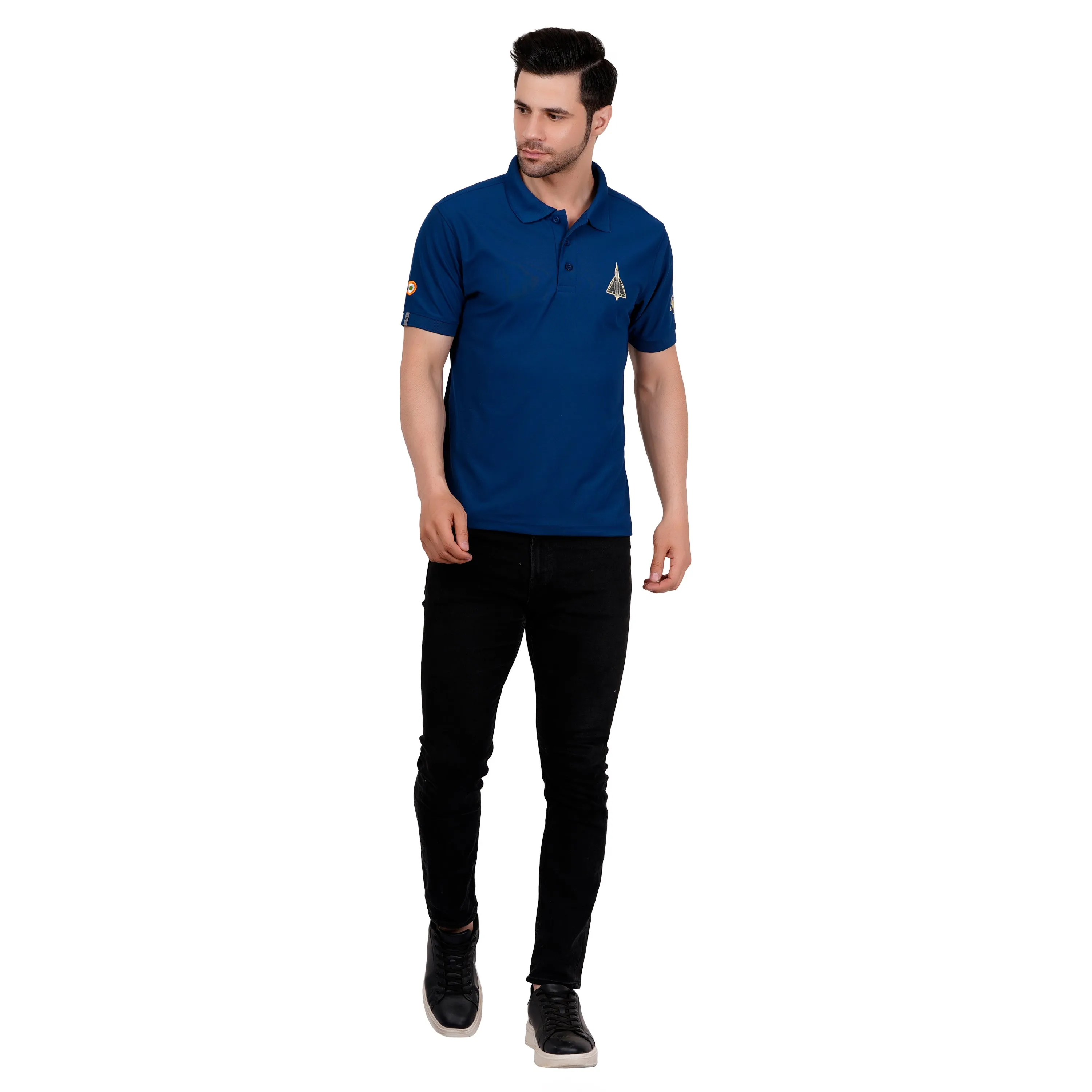 Men's Polos T Shirt Tejas Rama Blue