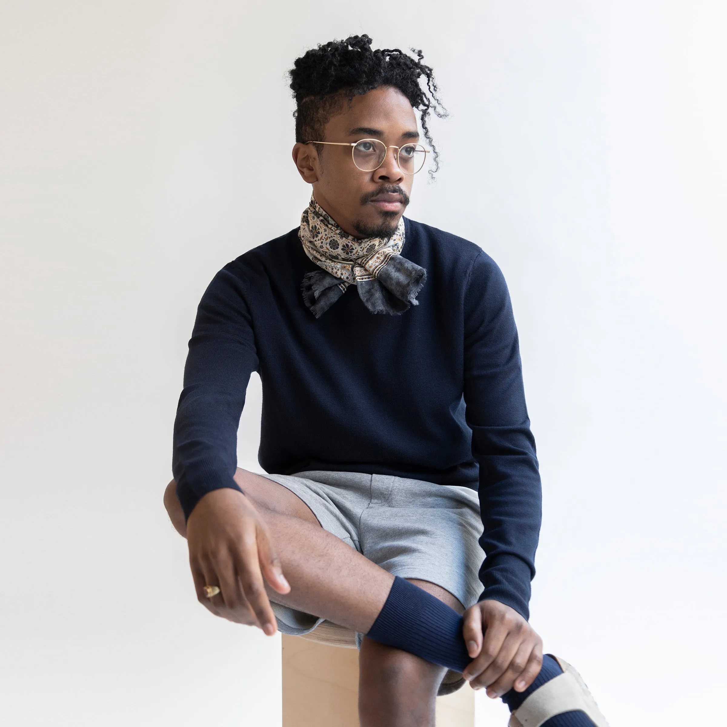 Merino Sweater Navy - Final Sale