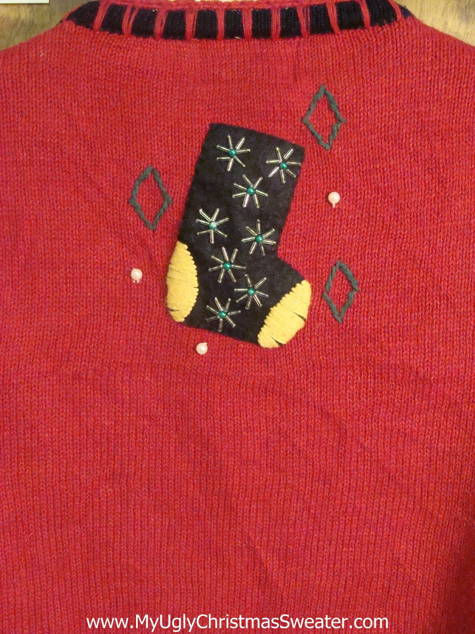 Mittens and Stockings Funny Ugly Sweater Vest for a Christmas Party