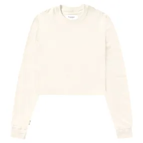 Monday Long Sleeve Crop Top Natural