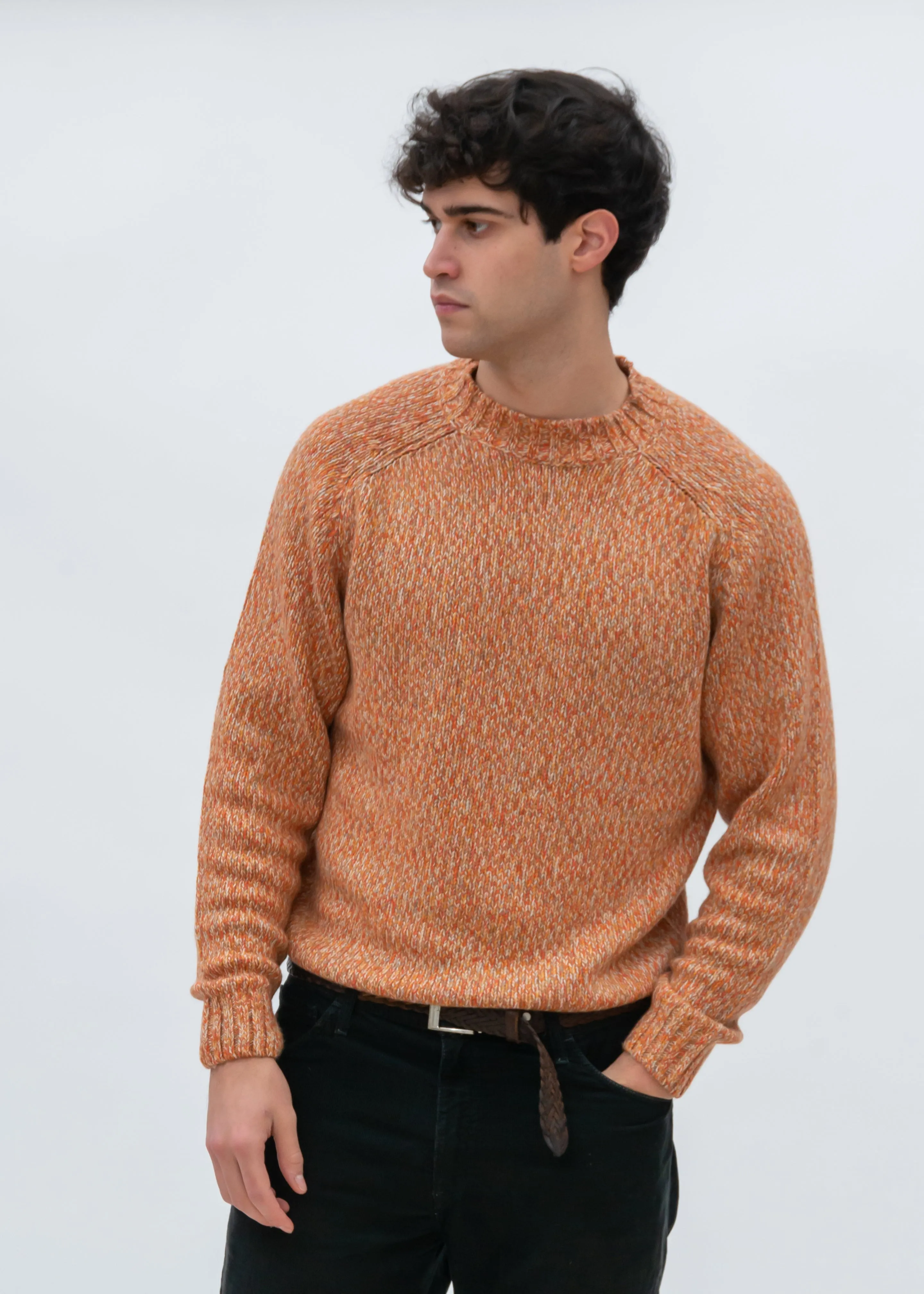 MOULINE CREWNECK SWEATER